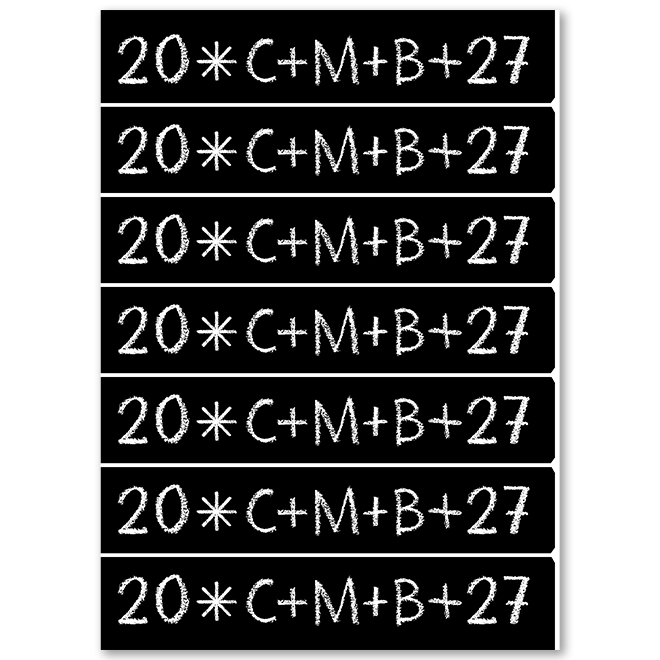 Segensaufkleber C+M+B 2027