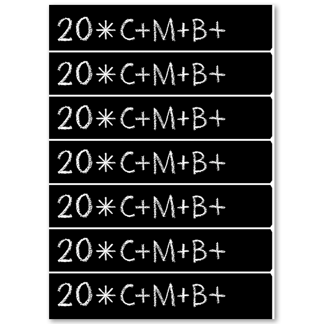 Segensaufkleber C+M+B