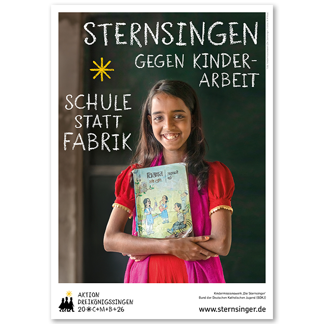 Plakat zur Aktion Dreikönigssingen 2026