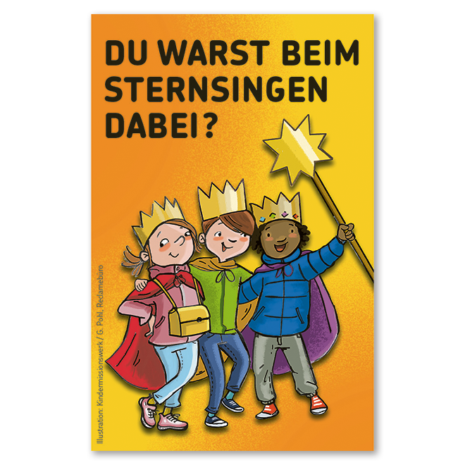 Dankbild Sternsinger 2027 - 10er Bündel