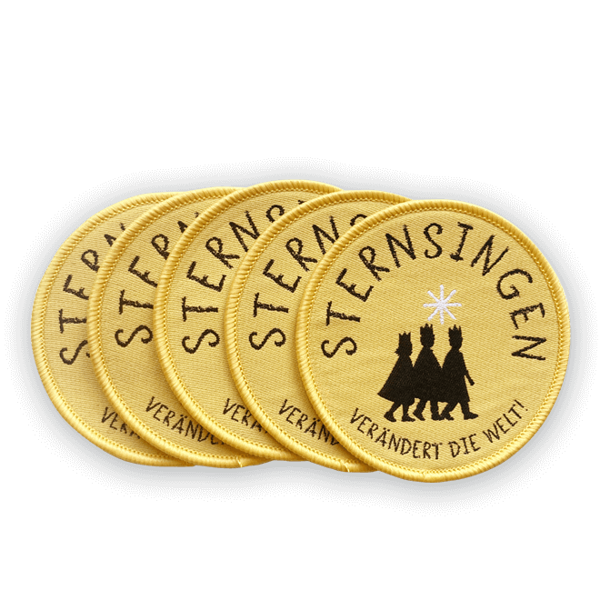 Aufnäher Sternsinger - 5er Bündel