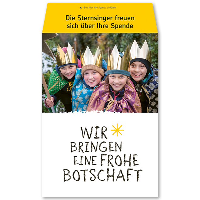 Spendentüte Sternsinger - 50er Bündel