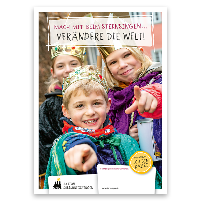 Plakat * Mach mit beim Sternsingen!